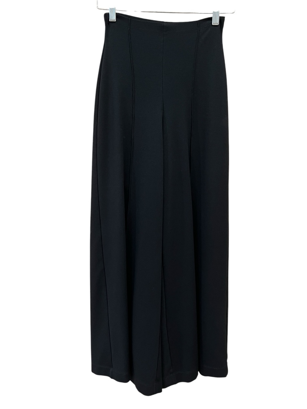 Ripley Rader Ponte Knit Wide Leg Trouser Pants Black 3 Stretch Smooth Front
